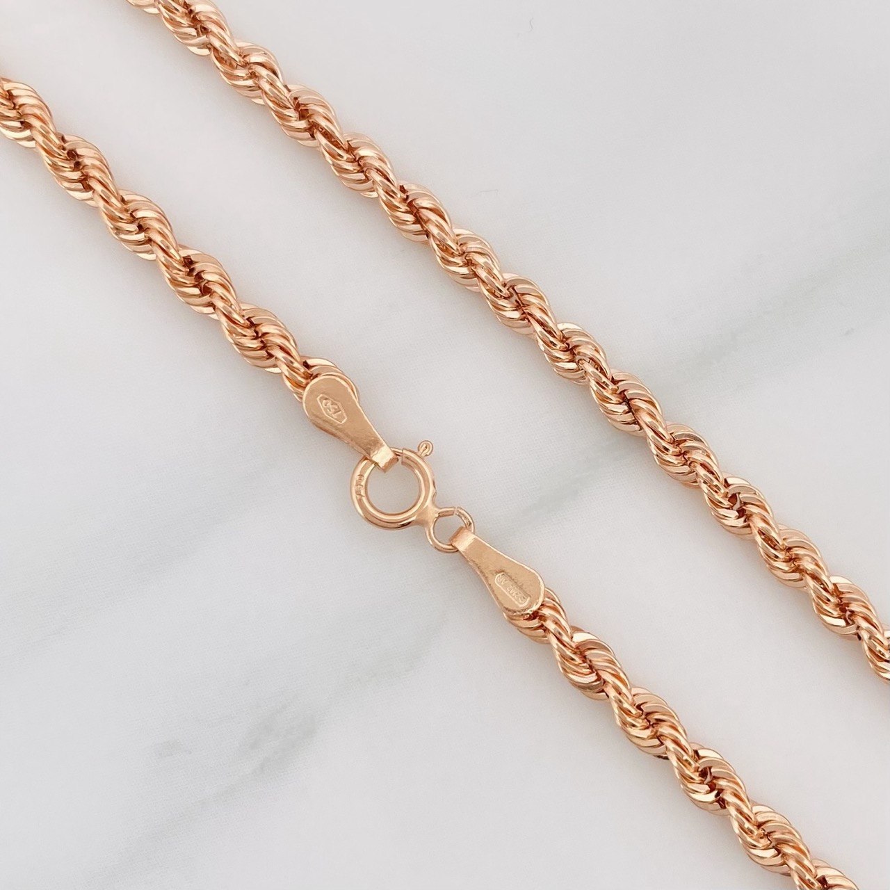Cadena Lazo 5.1 g / 23 3/4 in / 2.65 mm Oro Rosa 18K