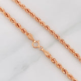 Cadena Lazo 5.1 g / 23 3/4 in / 2.65 mm Oro Rosa 18K