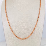 Cadena Lazo 5.1 g / 60.05 cm / 2.65 mm Oro Rosa 18K
