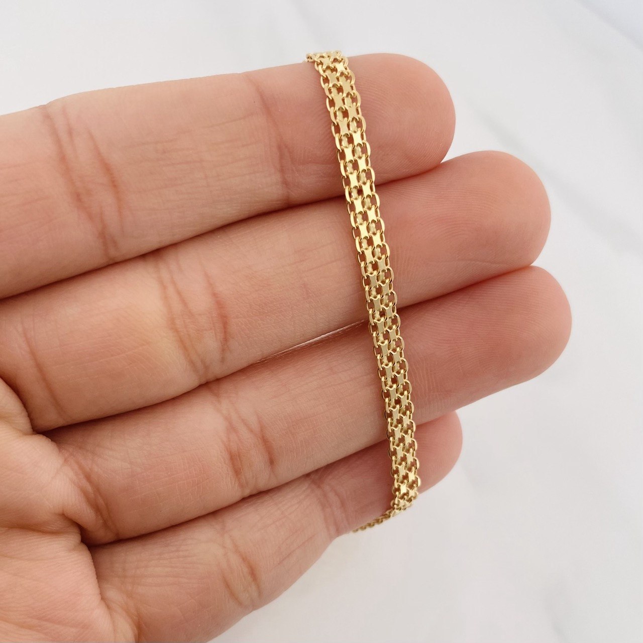 Bismark Bracelet 4.85 g / 7 1/2 in / 3.7 mm 18K Yellow Gold