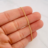 Bismark Bracelet 1.25 g / 7 1/2 in / 1.35 mm 18K Yellow Gold