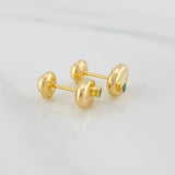 Topos Grano De Café 0.85 g / in / 6 mm Oro Amarillo 18K