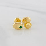 Topos Grano De Café 0.85 g / in / 6 mm Oro Amarillo 18K