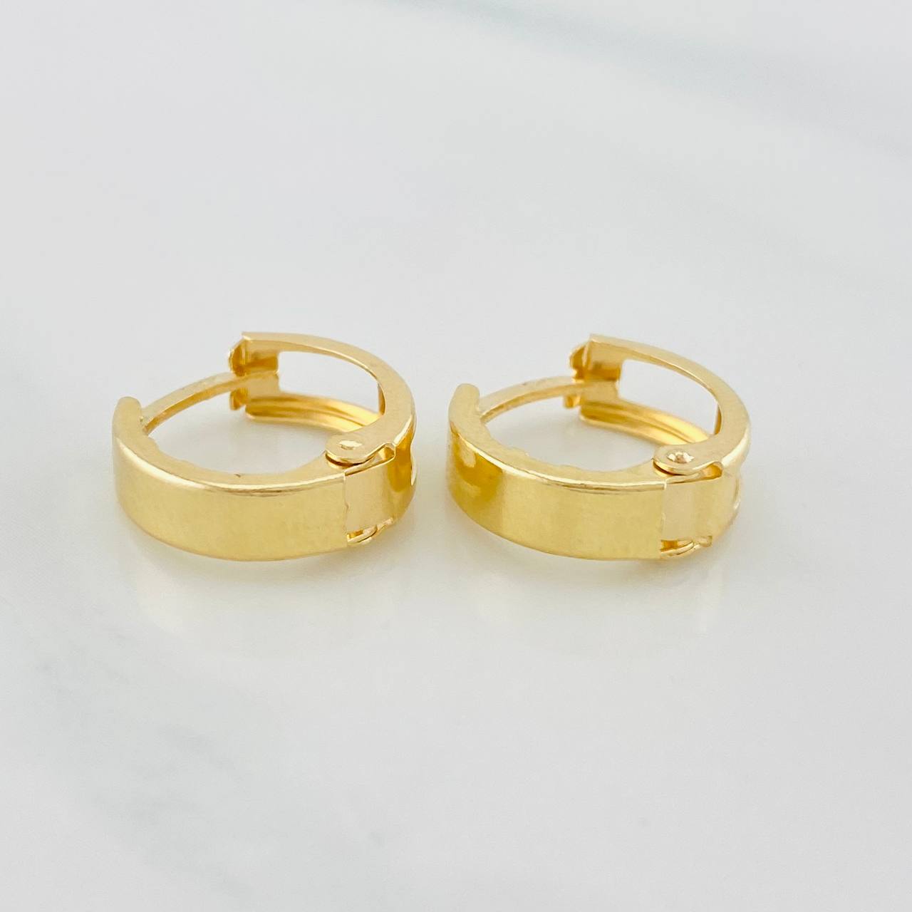 Candongas Carril 1.4 g / 1/2 in Oro Amarillo 18K