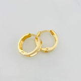 Candongas Carril 1.4 g / 1/2 in Oro Amarillo 18K