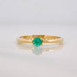 Anillo Solitario Esmeralda 15 Pts 1.7 g / T6 1/2 Oro Amarillo 18K