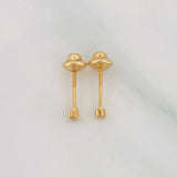 Topos Punto Diamante 0.06 Pts 0.5 g / in / 1.9 mm Oro Amarillo 18K