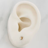 Topos Punto Diamante 0.06 Pts 0.5 g / in / 1.9 mm Oro Amarillo 18K