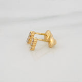 Topos Semaforo Diamantes 13 Pts 0.7 g / in / 5.6 mm Oro Amarillo 18K