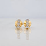 Topos Semaforo Diamantes 13 Pts 0.7 g / in / 5.6 mm Oro Amarillo 18K