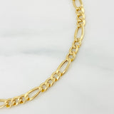 Pulso Figaro 2.3g / 19cm / 4.26mm Oro Amarillo 18K