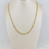 Cadena Figaro 4.25g / 60cm / 3.31mm Oro Amarillo 18K