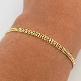 Sedusa Bracelet 1.35gr / 7 1/2 in / 18K Gold +3 &
