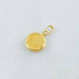 Pendant Letter D Circle 0.45 g / 1/2 in Yellow Gold 18K