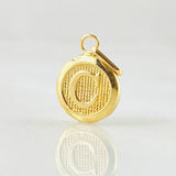 Dije Letra C 0.4gr / 1/2 in / Oro Amarillo 18K ©
