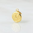 Pendant Letter V 0.45gr / 0.5in / 18K Gold