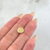 Herraje Letra E 0.4gr / 1/2 in / Oro Amarillo 18K ©