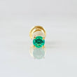 Piercing Piedra Esmeraldas 10pts 0.35gr / Oro Amarillo 18K