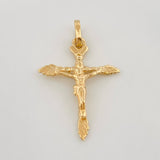 Dije Cruz Cristo 1.45 g / 1 in Oro Amarillo 18K