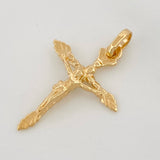 Dije Cruz Cristo 1.4 g / 1 in Oro Amarillo 18K