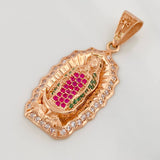 Dije Virgen Guadalupe 5.25 g / 1 1/2 in Oro Rosa 18K