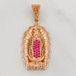 Dije Virgen Guadalupe 5.25 g / 1 1/2 in Oro Rosa 18K