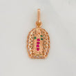 Pendant Virgin Guadalupe 1.2 g / 3/4 in 18K Rose Gold