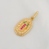 Pendant Virgin Guadalupe 1.45 g / 1 in Yellow Gold 18K