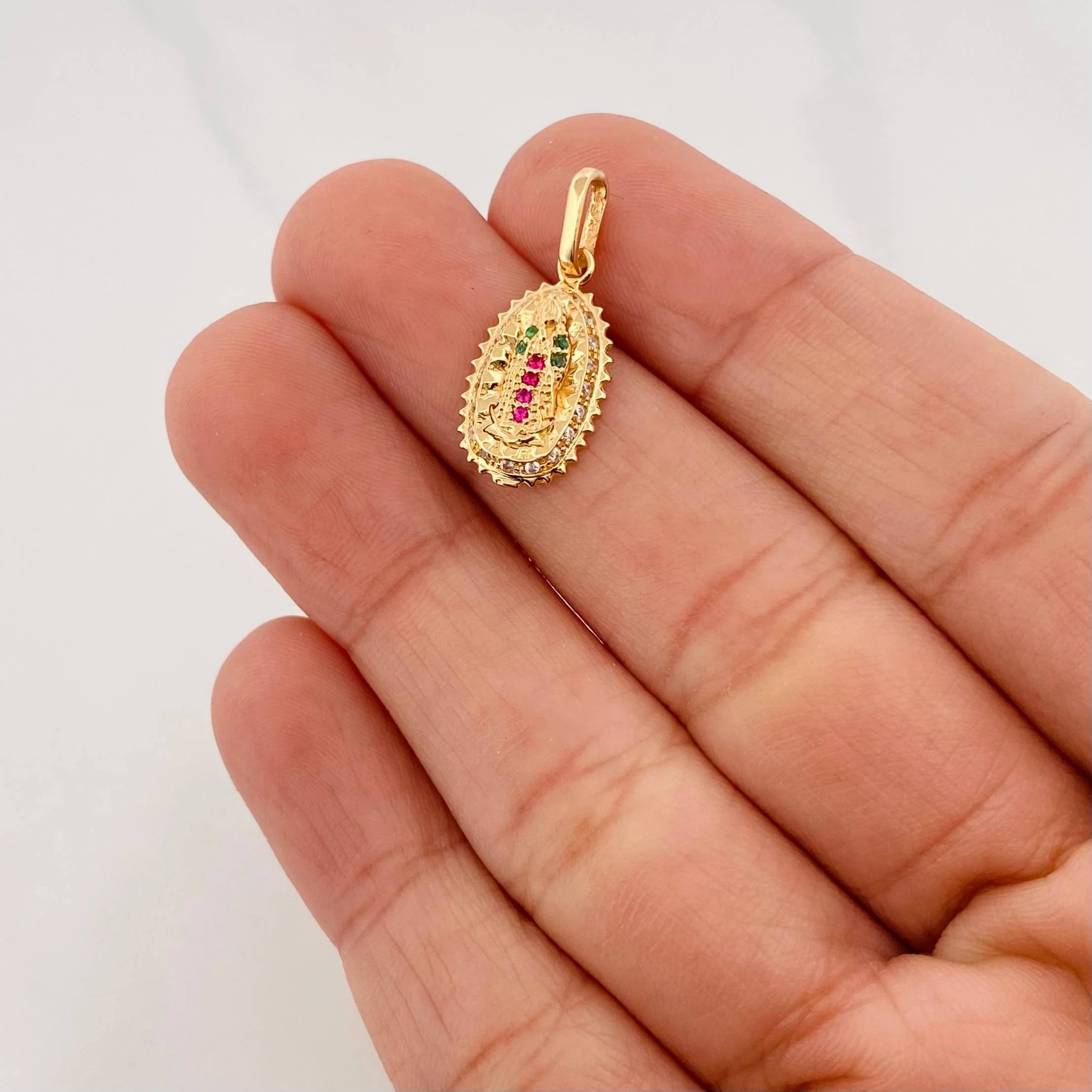 Dije Virgen de Guadalupe 1.45g / 1 in Oro Amarillo 18K
