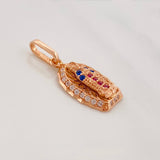 Pendant Virgin Guadalupe 1.2 g / 3/4 in 18K Rose Gold