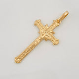 Dije Cruz Cristo 1.4 g / 1 1/4 in Oro Amarillo 18K