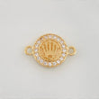 Charm Crown 1.8 g / 3/4 in Yellow Gold 18K