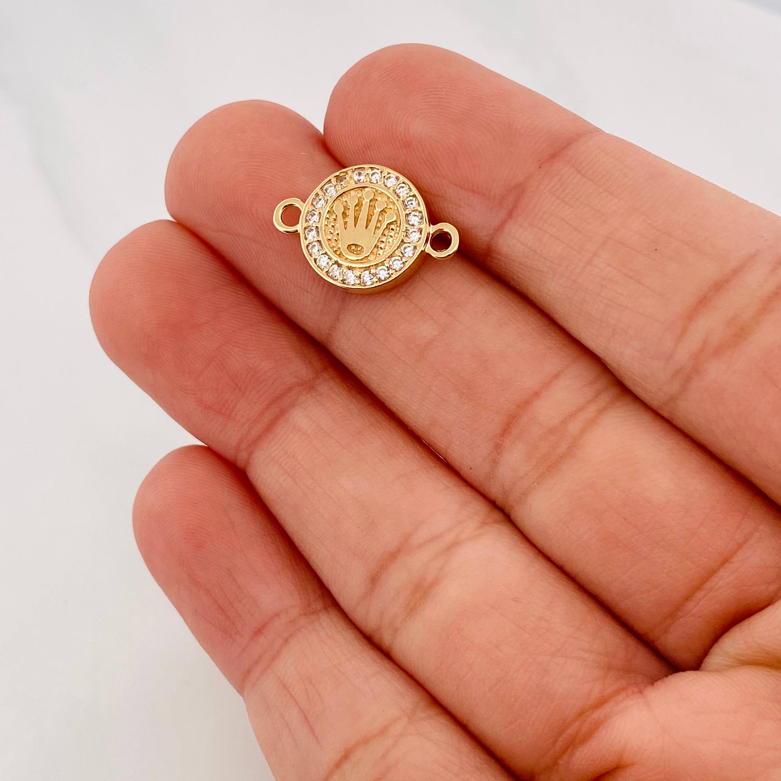 Charm Crown 1.8 g / 3/4 in Yellow Gold 18K