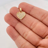 Pendant Heart 1.2 g / 3/4 in 18K Yellow Gold