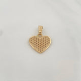Pendant Heart 1.2 g / 3/4 in 18K Yellow Gold
