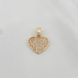 Pendant Heart 1.2 g / 3/4 in 18K Yellow Gold