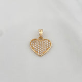 Pendant Heart 1.2 g / 3/4 in 18K Yellow Gold