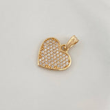 Pendant Heart 1.2 g / 3/4 in 18K Yellow Gold