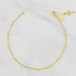Bracelet Denario Miraculous Virgin 2.4 g / 8 1/4 in / 2.7 mm Yellow Gold 18K