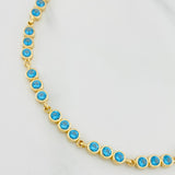 Tennis Bracelet Circles 8.25 g / 7 3/4 in / 4.2 mm Yellow Gold 18K