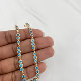 Tennis Bracelet Circles 8.25 g / 7 3/4 in / 4.2 mm Yellow Gold 18K
