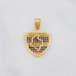 Pendant Map of Colombia 2.7 g / 1 in Yellow Gold 18K