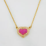 Cadena Aro Seguido Corazon 5 g / 16 3/4 in / 1.54 mm Oro Amarillo 18K