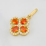 Dije Trébol 1.75 g / 3/4 in Oro Amarillo 18K