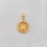 Dije Corona 1.25g / 3/4 in Oro Amarillo 18K