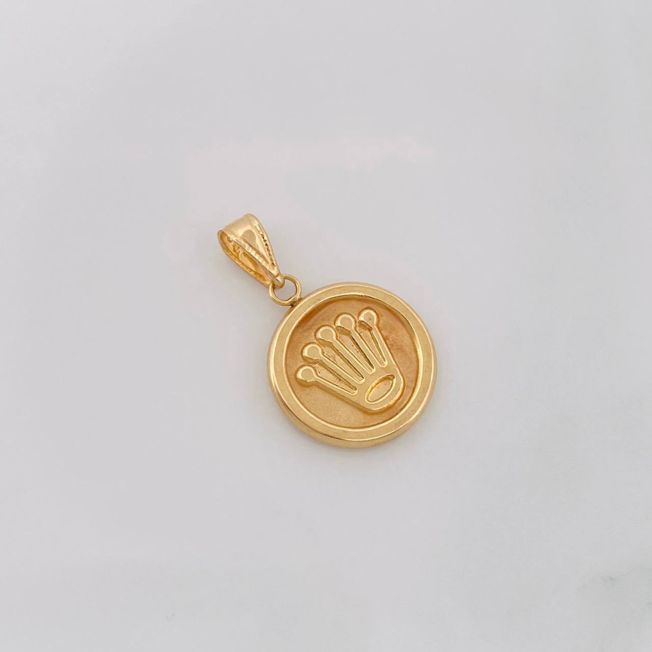 Dije Corona 1.25g / 3/4 in Oro Amarillo 18K