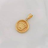 Dije Corona 1.25g / 3/4 in Oro Amarillo 18K