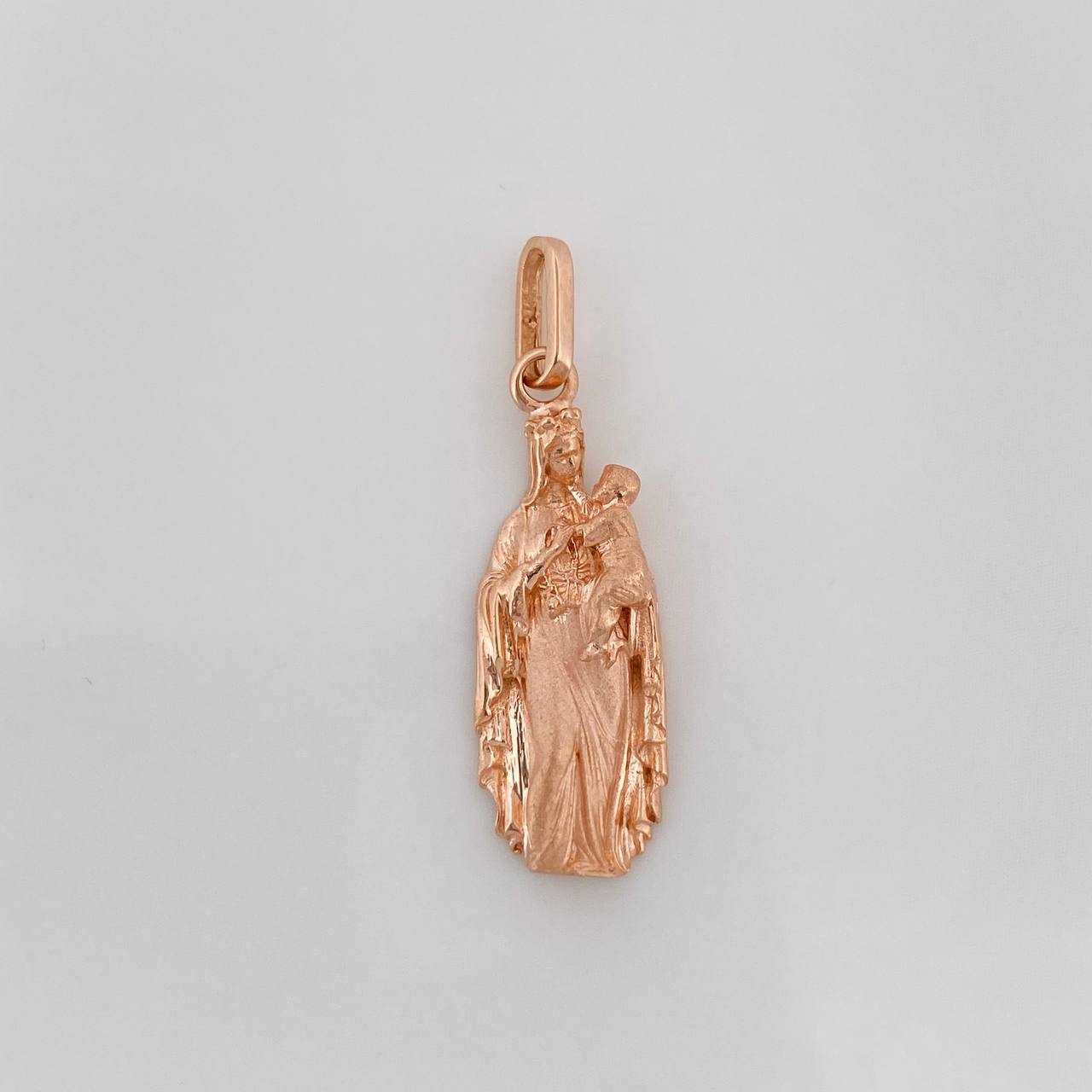 Dije Virgen del Carmen 2.1g / 1 in Oro Rosa 18K