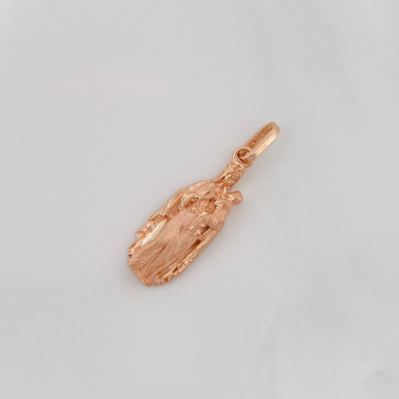 Dije Virgen del Carmen 2.1g / 1 in Oro Rosa 18K