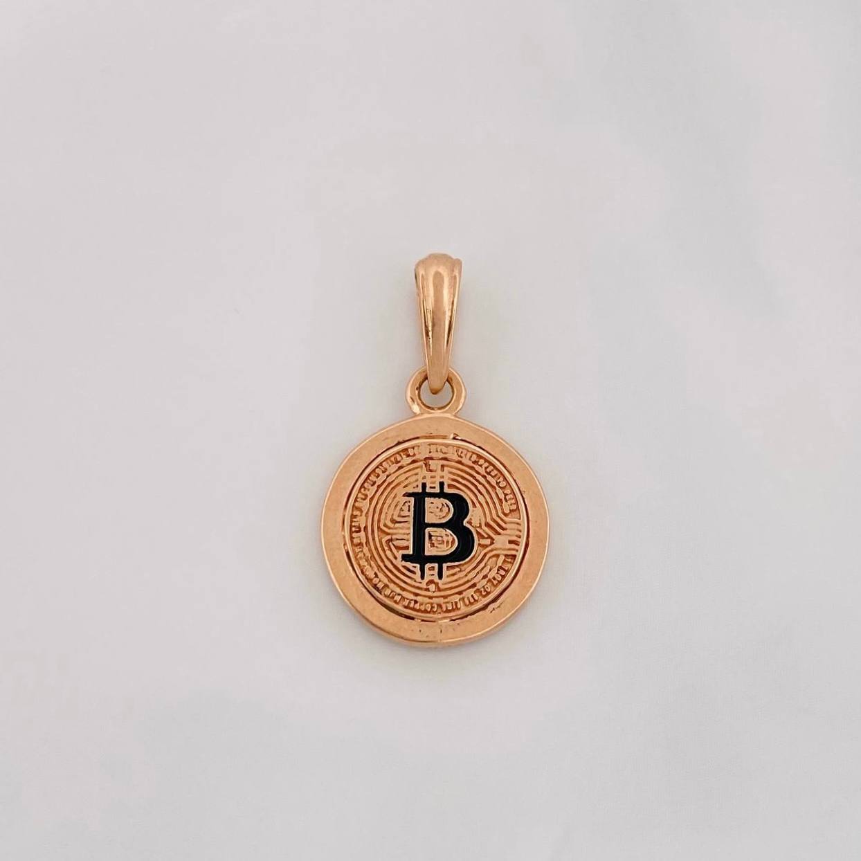 Pendant Letter B 2.7g / 1 in Rose Gold 18K